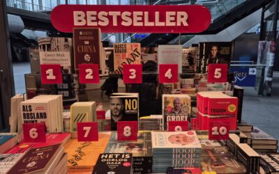 Drie boeken op de bestsellertafels